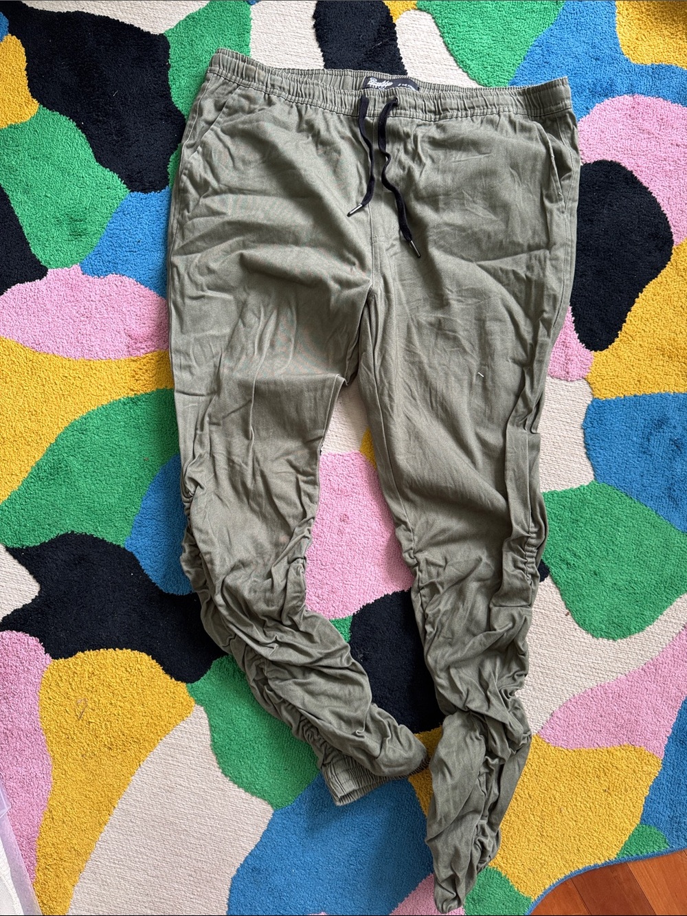 Brooklyn Cloth Men's Olive Joggers pants